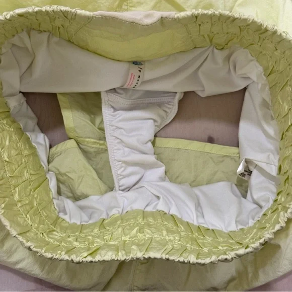 Free People Movement The Way Home Shorts Women's Large Pomelo Yellow High Waist - Picture 8 of 15